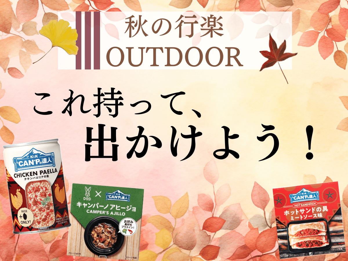 秋の行楽はこれ持ってでかけよう - ROJI日本橋 ONLINE STORE