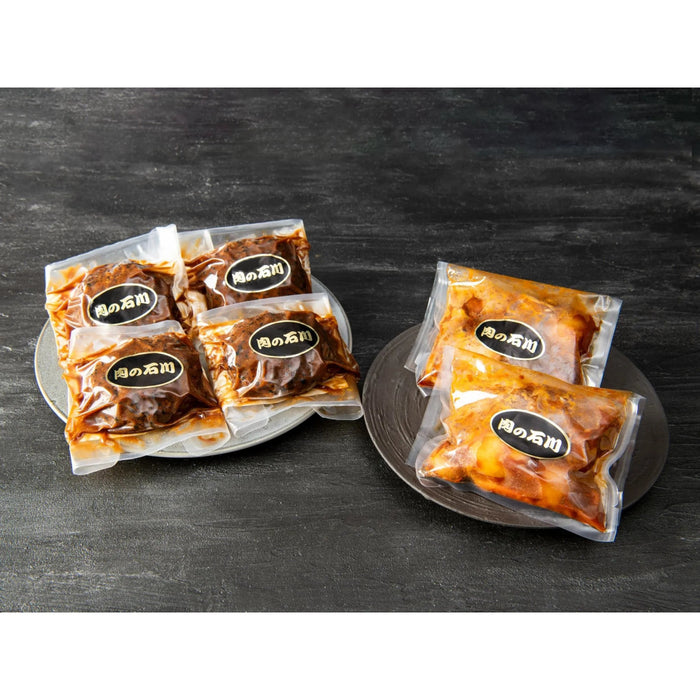 【送料込み】【神奈川県】肉の石川 デミグラスハンバーグ145g×4・ビーフシチュー200g×2 - ROJI日本橋 ONLINE STORE