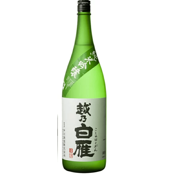 中川酒造 越乃白雁 純米吟醸 1.8L - ROJI日本橋 ONLINE STORE
