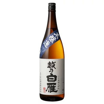 中川酒造 越乃白雁 本醸造 1.8L - ROJI日本橋 ONLINE STORE