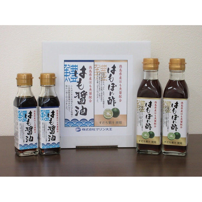 【送料込み】【徳島県】はも醤油・はもぽん酢 4本セット - ROJI日本橋 ONLINE STORE