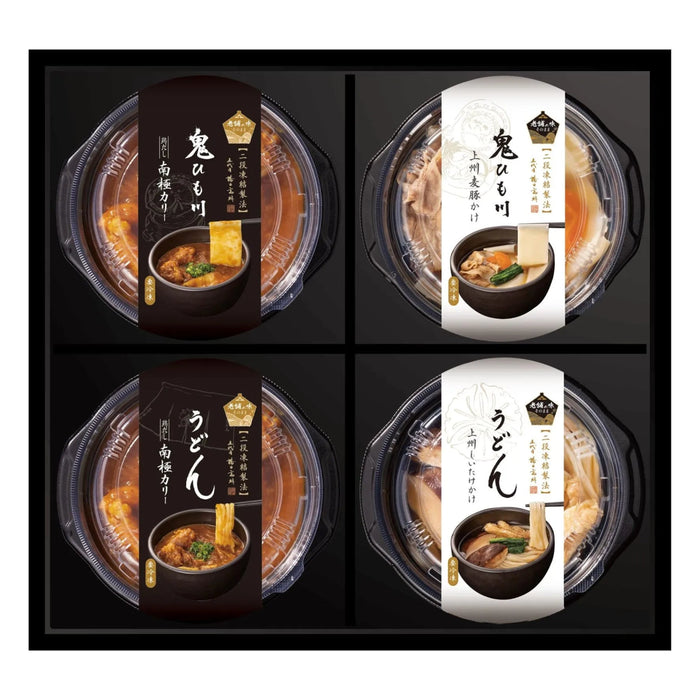 【送料込み】【群馬県】花山うどん 老舗のうどん味くらべ 4食詰合せ - ROJI日本橋 ONLINE STORE