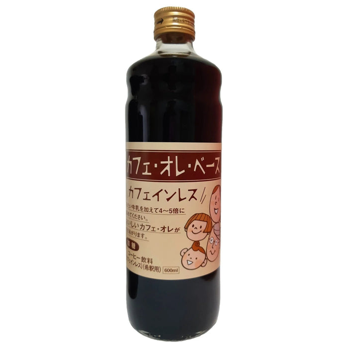 【送料込み】【大阪府】高尾珈琲 カフェオレベースカフェインレス加糖希釈用600ml 4本入り - ROJI日本橋 ONLINE STORE