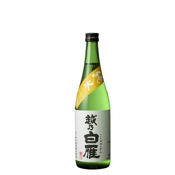 中川酒造 越乃白雁 純米 720ml - ROJI日本橋 ONLINE STORE
