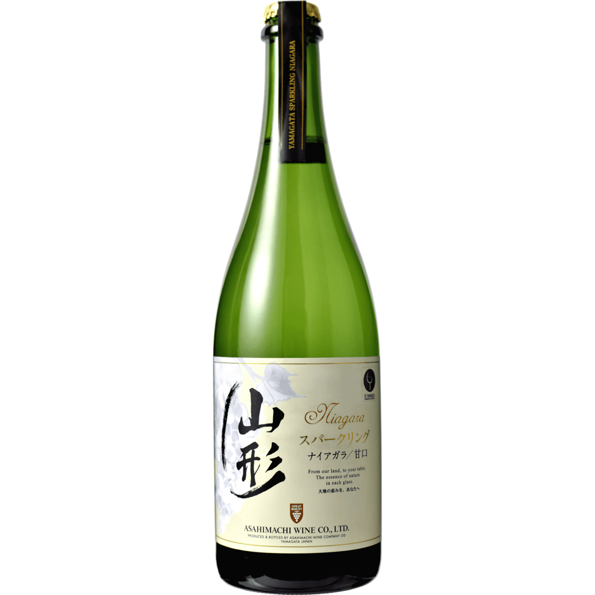 朝日町スパークリングナイアガラ甘口白 750ml - ワイン ROJI日本橋