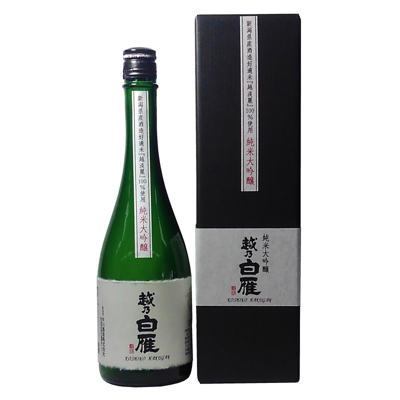 中川酒造 越乃白雁 純米大吟醸 越淡麗 720ml