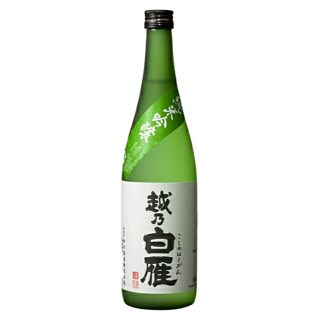 中川酒造 越乃白雁 純米吟醸 720ml