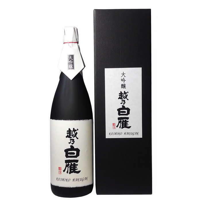 中川酒造 越乃白雁 大吟醸 越淡麗 1.8L