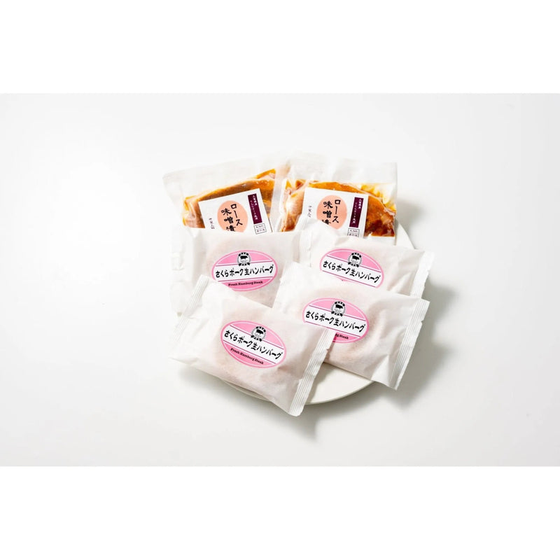 【送料込み】【三重県】さくらポーク味噌漬・さくらポーク生ハンバーグセット - ROJI日本橋 ONLINE STORE