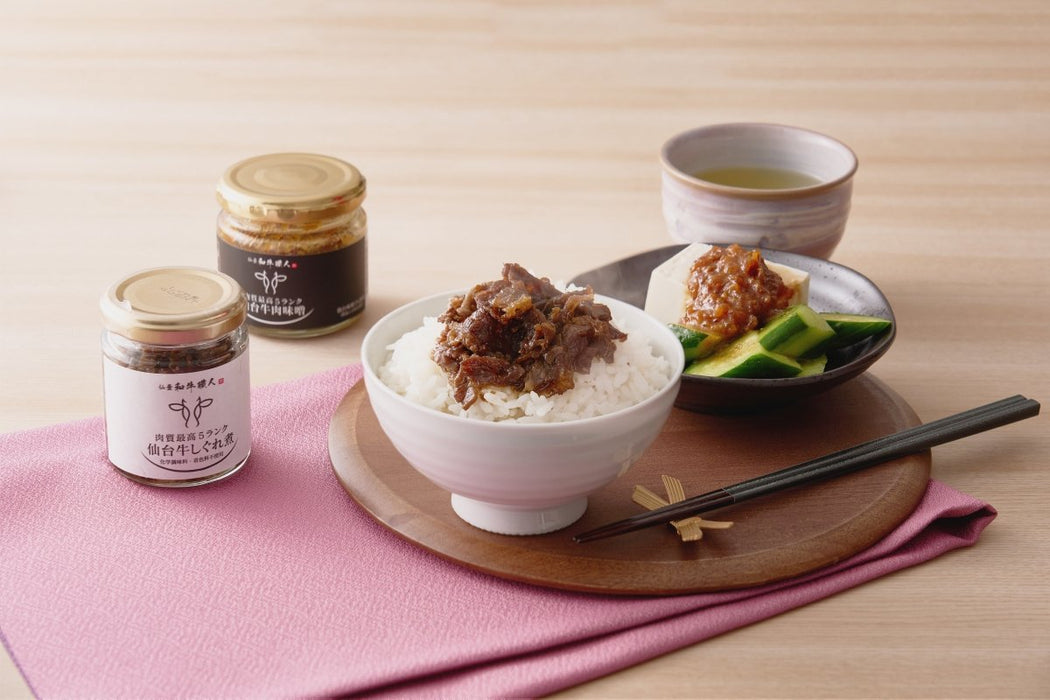 【送料込み】【宮城県】仙台牛しぐれ煮と仙台牛肉味噌セット - ROJI日本橋 ONLINE STORE