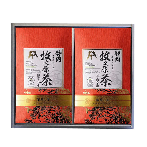 静岡牧之原「深蒸しかぶせ茶」金印箱入 100g×2 - ROJI日本橋 ONLINE STORE