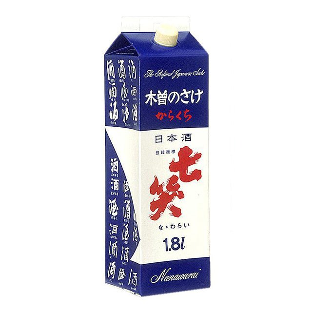 七笑 辛口 紙パック 1800ml - ROJI日本橋 ONLINE STORE