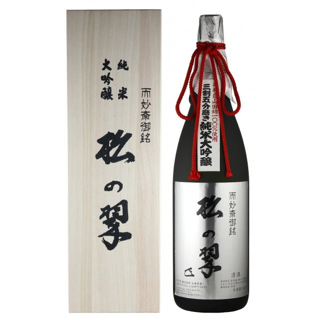 純米大吟醸 松の翠 M-10 1800ml - ROJI日本橋 ONLINE STORE