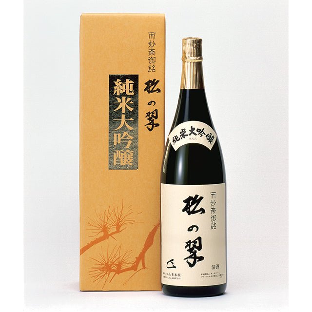 清酒上撰 神聖 純米大吟「松の翠」M4 1800ml - ROJI日本橋 ONLINE STORE