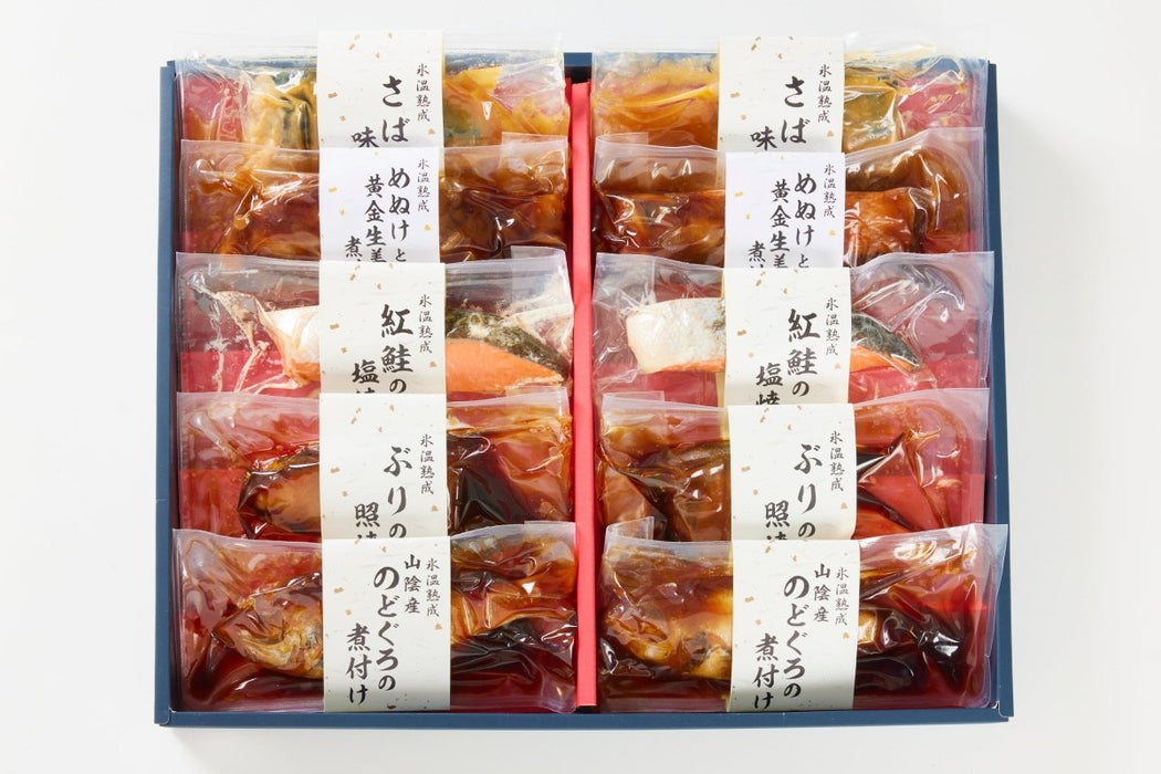 【送料込み】【鳥取県】氷温熟成 煮魚焼き魚セット10切 - ROJI日本橋 ONLINE STORE