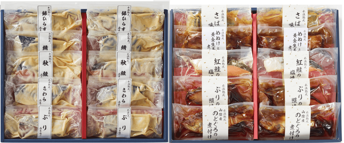 【送料込み】【鳥取県】氷温熟成 煮魚焼き魚セット10切 - ROJI日本橋 ONLINE STORE