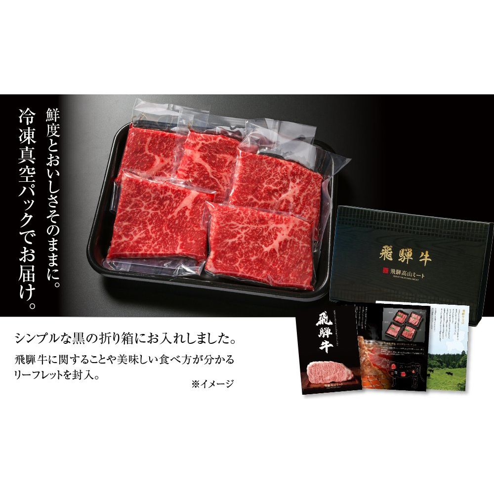 飛騨牛 赤身　 ステーキ 100g 5枚（MZ027） - ROJI日本橋 ONLINE STORE