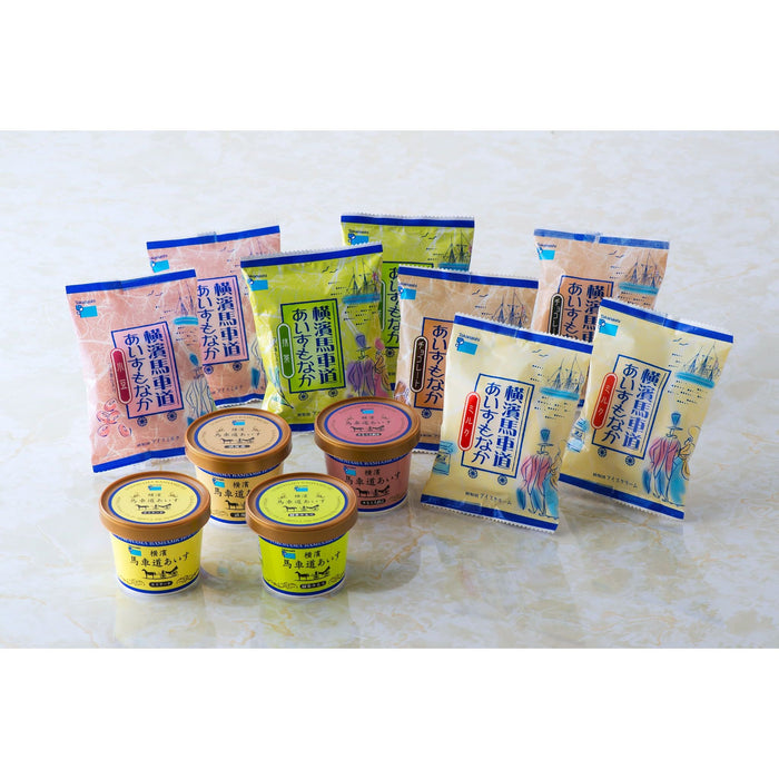 【送料込み】【神奈川県】横濱馬車道　あいす＆もなかセット　12個 - ROJI日本橋 ONLINE STORE