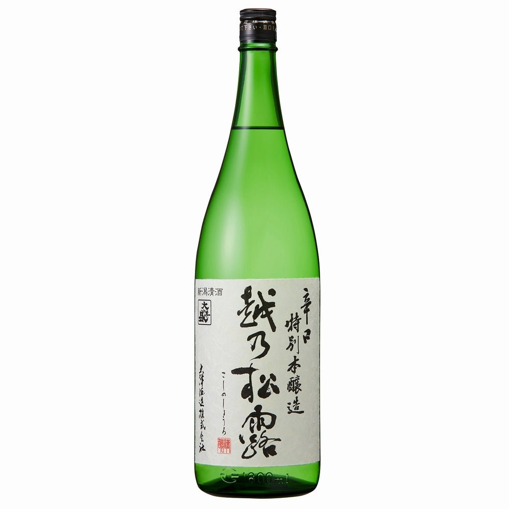 大洋酒造 辛口特別本醸造 越乃松露 1800ml - ROJI日本橋 ONLINE STORE