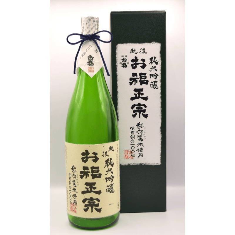お福正宗　純米吟醸　越淡麗米使用　1800ml - ROJI日本橋 ONLINE STORE