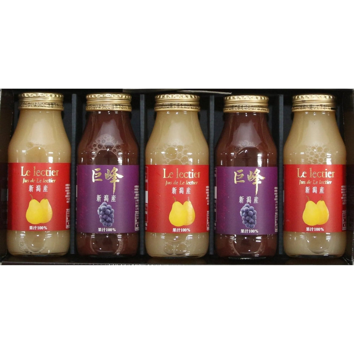 【送料込み】【新潟県】ルレクチェと巨峰ジュース180ml×5本ギフト - ROJI日本橋 ONLINE STORE