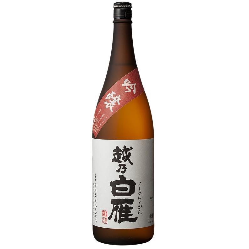 中川酒造 越乃白雁 吟醸 1.8L - ROJI日本橋 ONLINE STORE