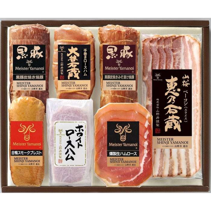 【送料込み】【鹿児島県】マイスター山野井　黒豚焼豚2種と合鴨・ハムセット - ROJI日本橋 ONLINE STORE