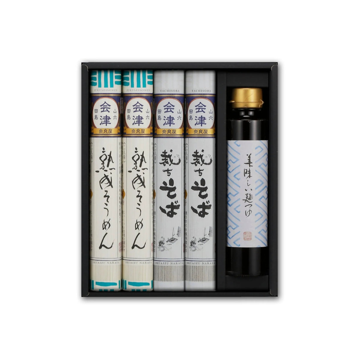 【送料込み】【福島県】麺いろいろ そば200g×2束・そうめん200g×2束・めんつゆ180ml - ROJI日本橋 ONLINE STORE
