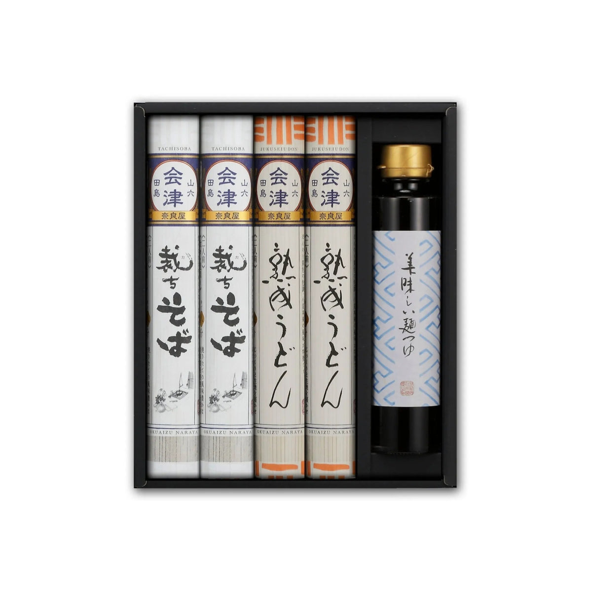 【送料込み】【福島県】麺いろいろ そば200g×2束・うどん200g×2束・めんつゆ180ml - ROJI日本橋 ONLINE STORE