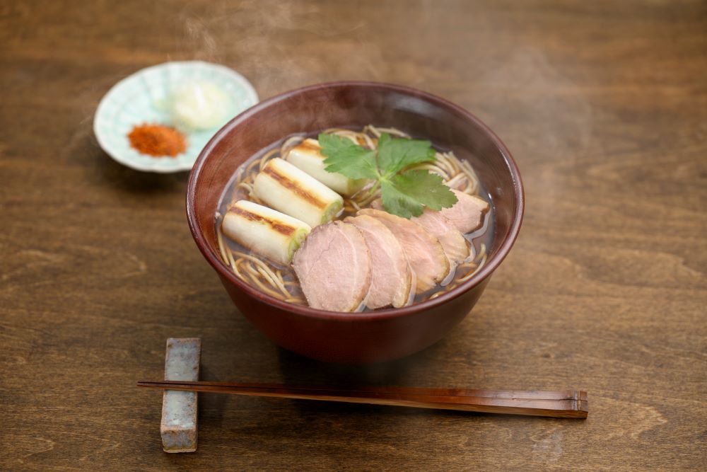 【送料込み】【長野県】鴨せいろ蕎麦 半生麺 つゆ付き 2食入り×4袋 - ROJI日本橋 ONLINE STORE