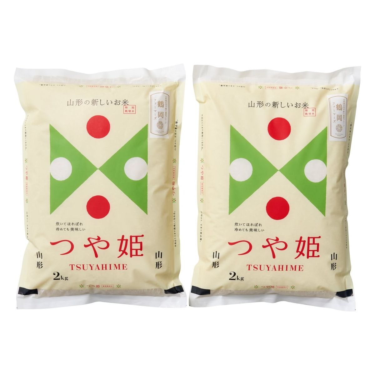 【送料込み】【山形県】鶴岡ファーマーズ 山形県産つや姫［2kg×2］ - ROJI日本橋 ONLINE STORE