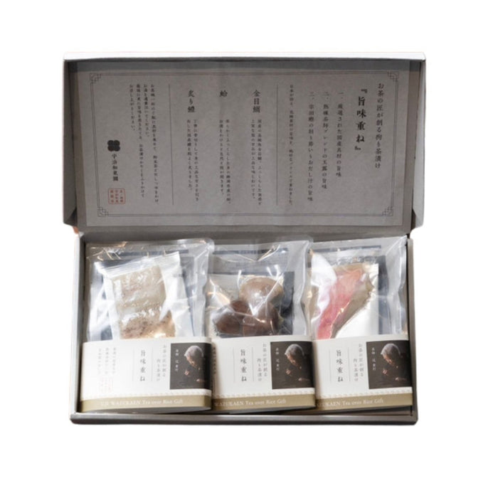 【送料込み】宇治和束園 お茶漬け 旨味重ね3食（金目鯛・ハマグリ・ハモ） - ROJI日本橋 ONLINE STORE