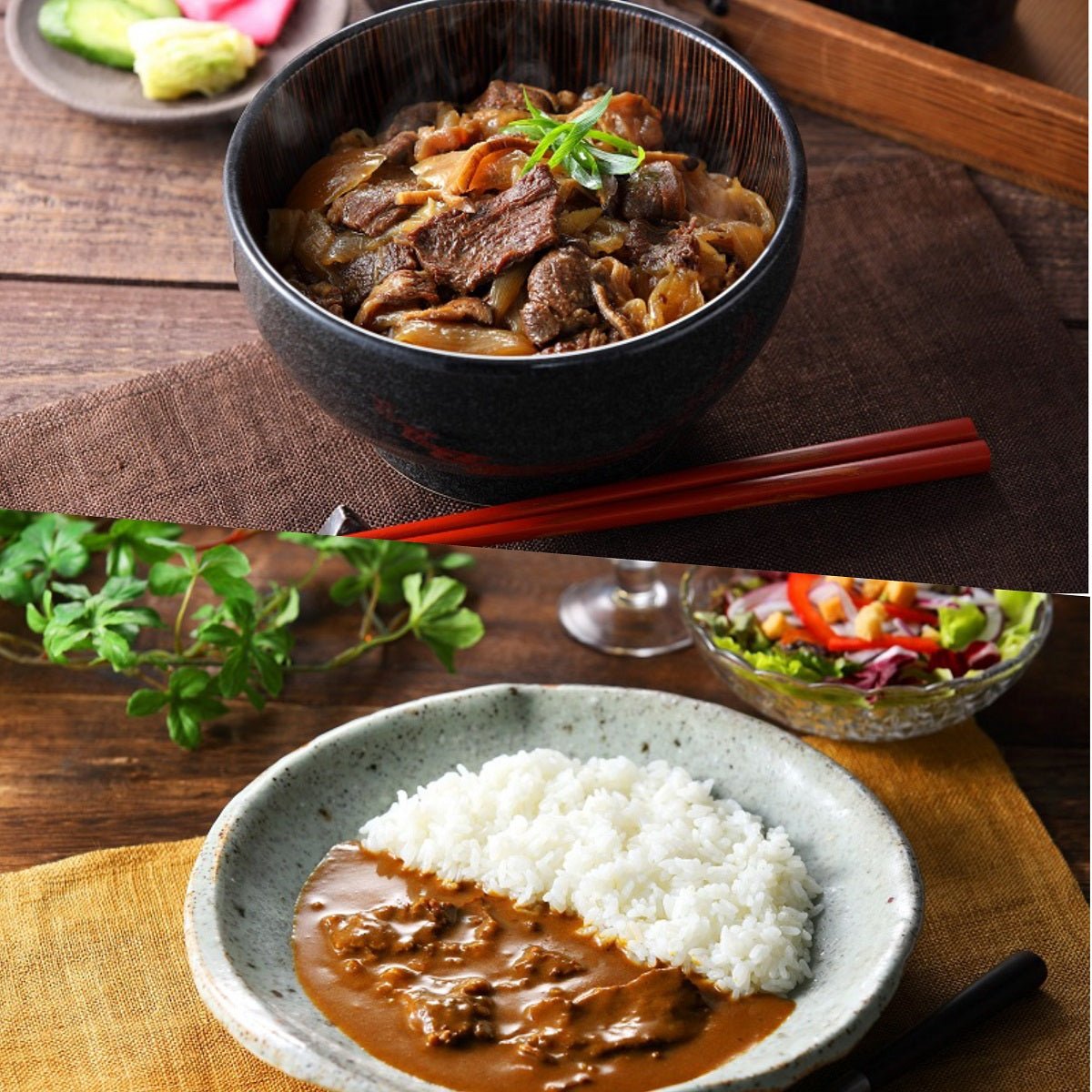 【送料込み】【岡山県】にぎわい膳ギフト 和牛丼×和牛カレー各3食 - ROJI日本橋 ONLINE STORE