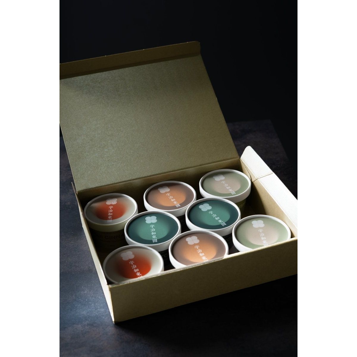 宇治和束園　日本茶ジェラート4種8個 - 箱入り画像- ROJI日本橋 ONLINE STORE