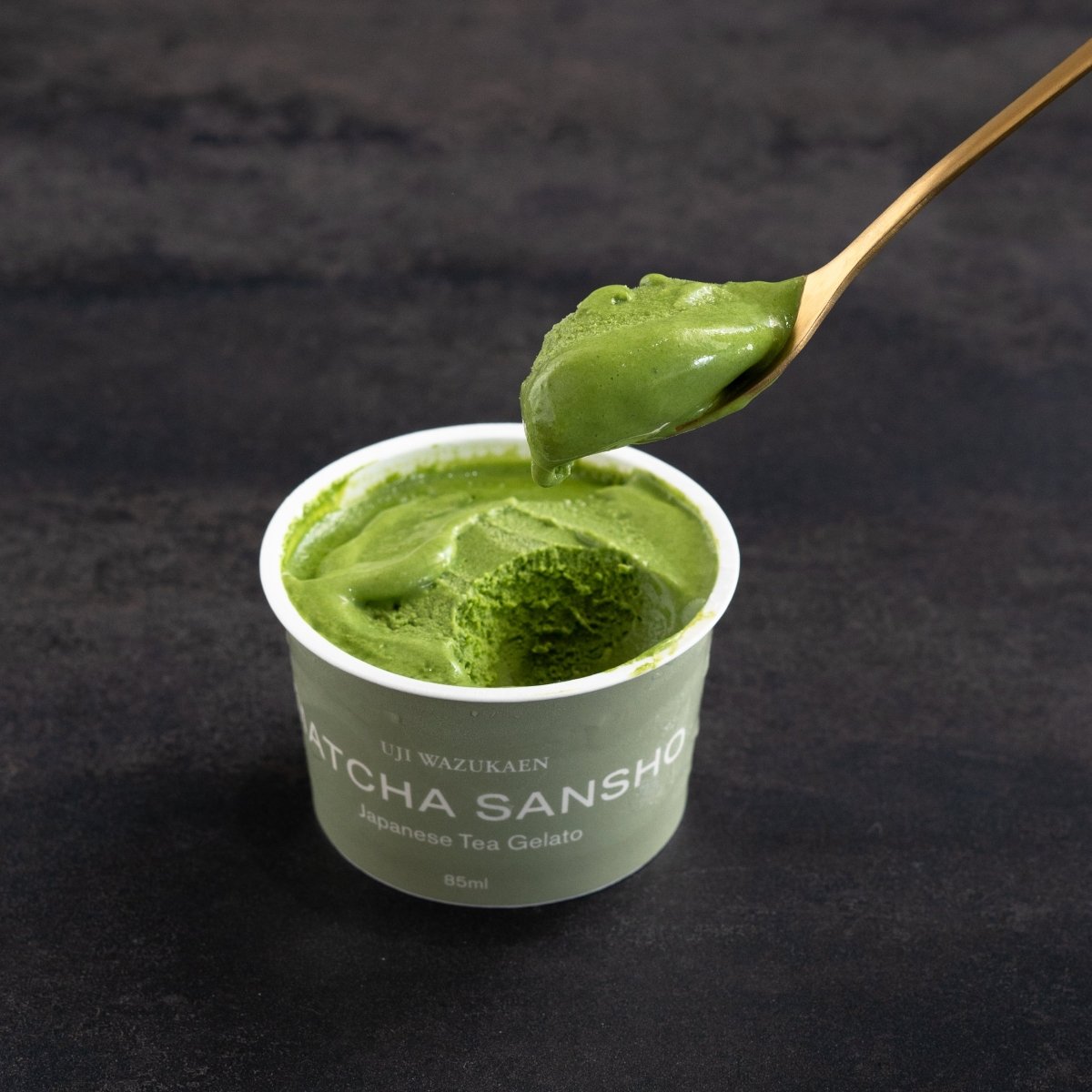 宇治和束園 日本茶ジェラート4種8個 - 抹茶山椒ジェラート画像 - ROJI日本橋 ONLINE STORE