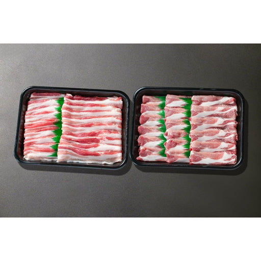 【送料込み】【岐阜県】プレジャーポークローススライス＆バラスライス 500g×2（MS12） - ROJI日本橋 ONLINE STORE