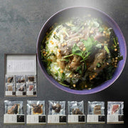 宇治和束園 お茶漬け 旨味重ね6食セット画像（金目鯛、ハマグリ、ハモ、ブリ、炭火鶏、アナゴ） - ROJI日本橋 ONLINE STORE