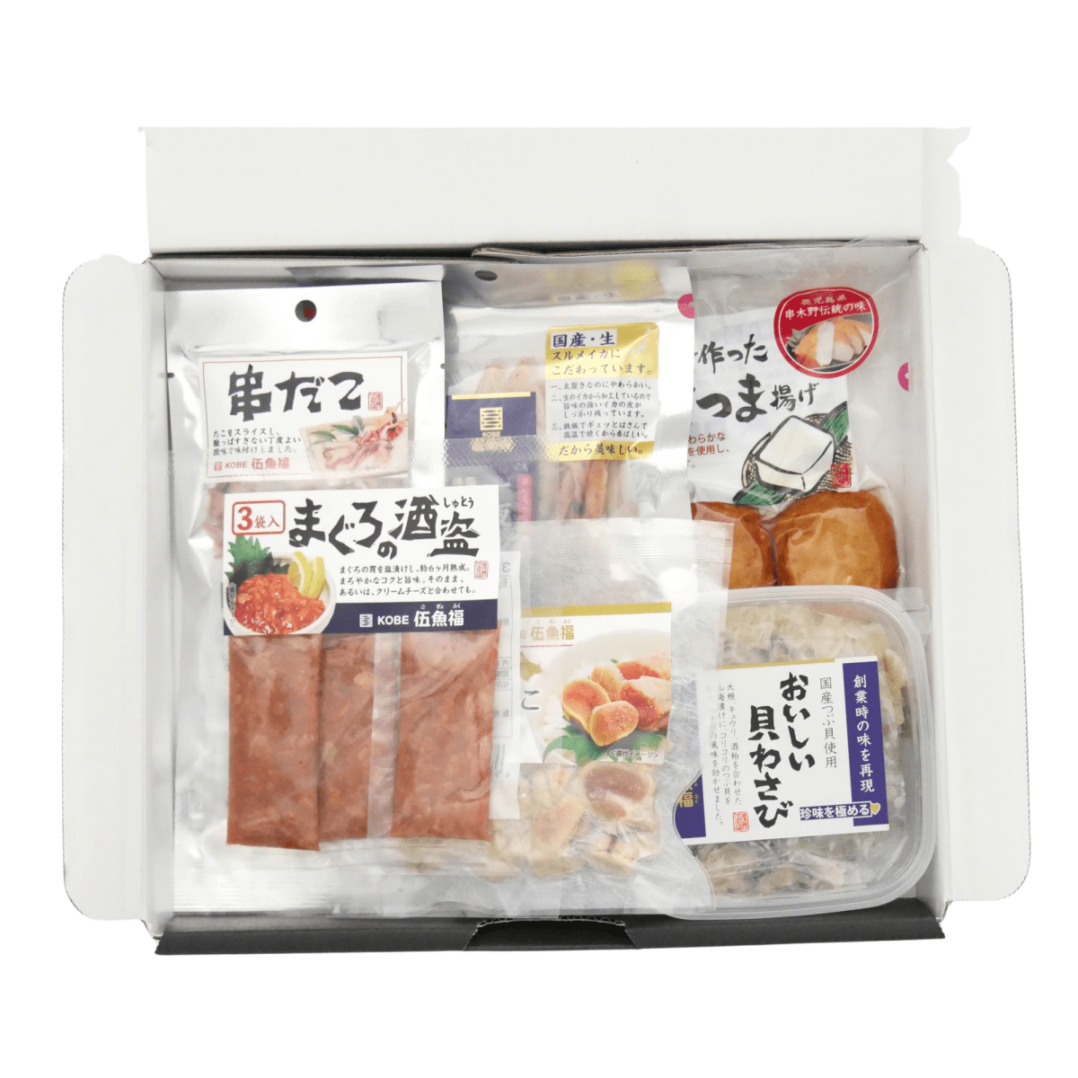 【送料込み】【兵庫県】伍魚福 日本酒にあうおつまみ6品セット - ROJI日本橋 ONLINE STORE