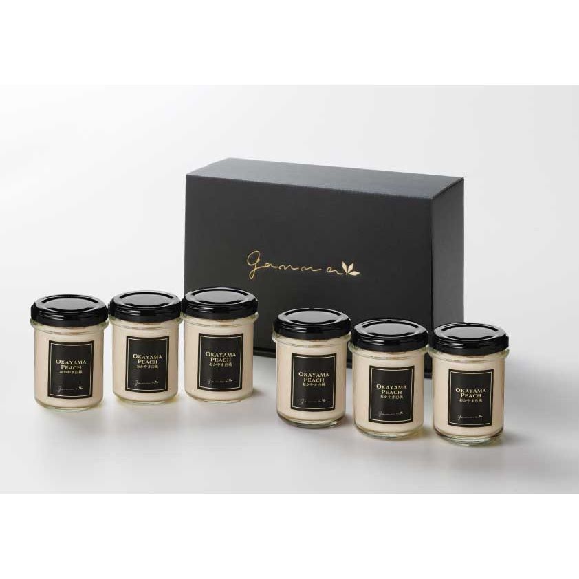 【岡山県】おかやま白桃プリン6個箱入り画像 - ROJI日本橋 ONLINE STORE