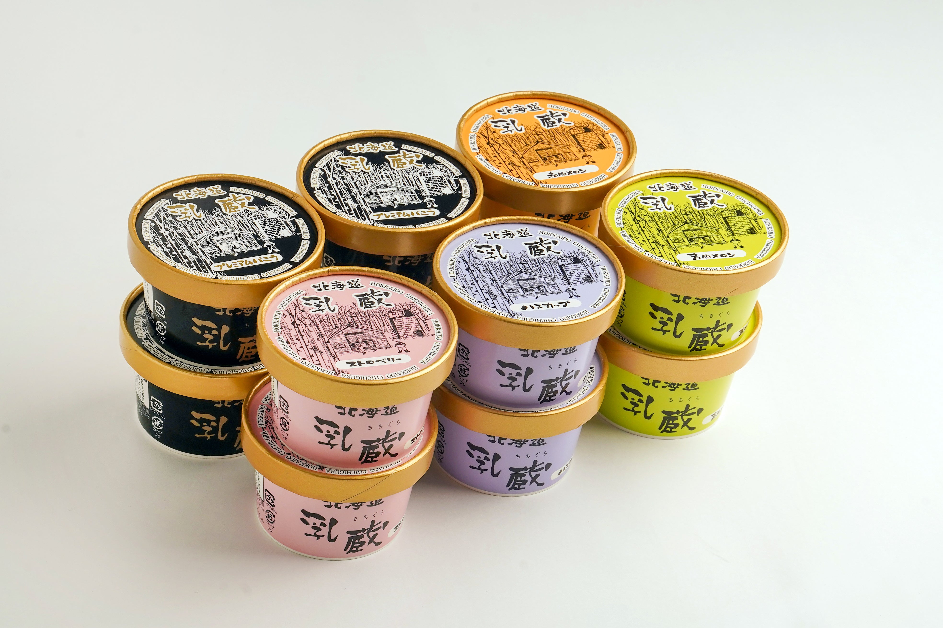 【送料込み】【北海道】「乳蔵」北海道アイスクリーム５種１２個≪沖縄・離島配送不可≫