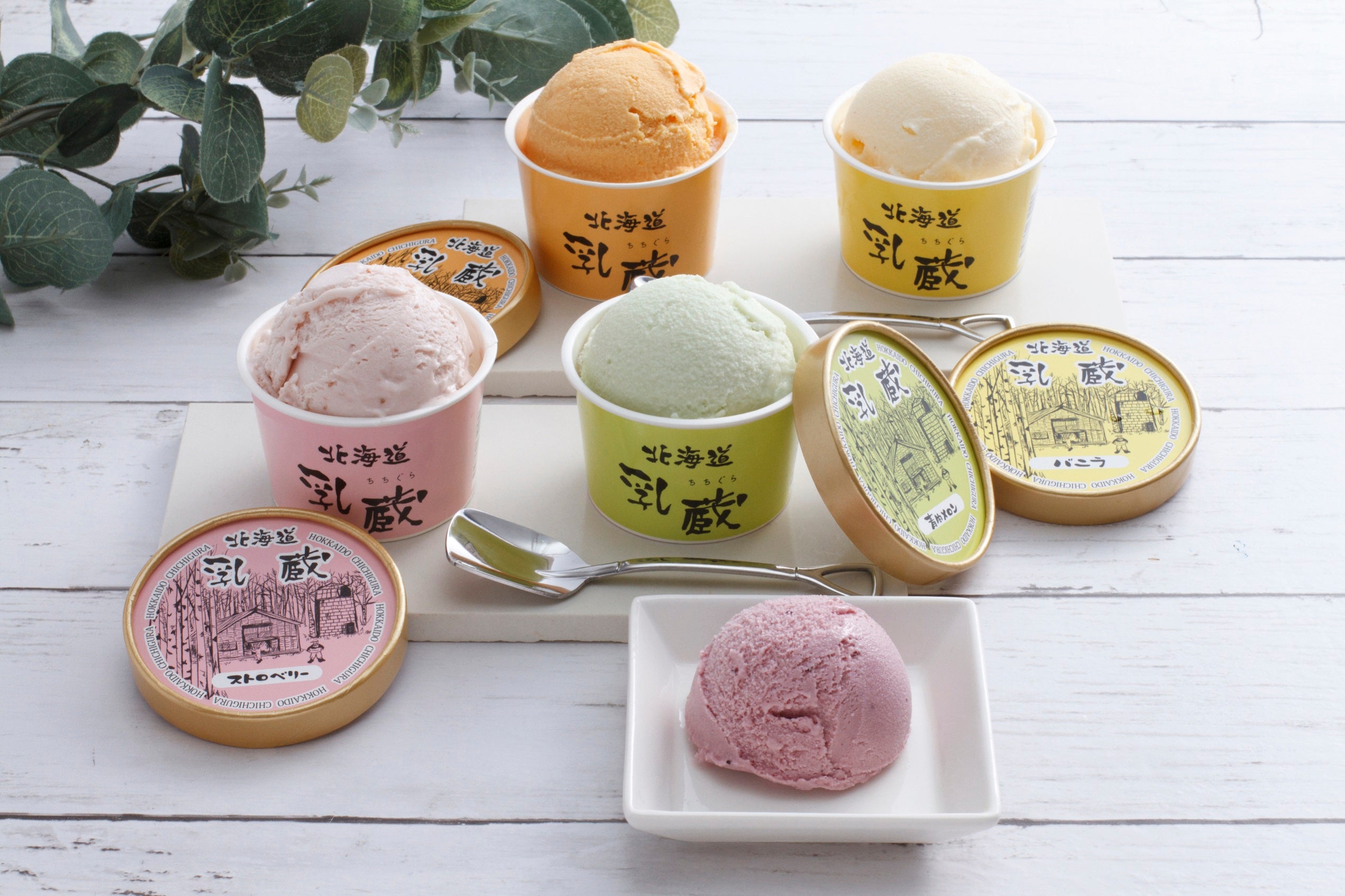 [Envío incluido] [Hokkaido] "Mizukuro" 10 piezas de 5 tipos de helado de Hokkaido