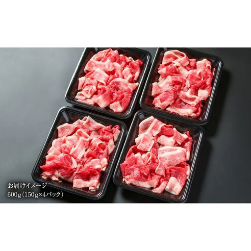 【送料込み】【岐阜県】（訳あり） 飛騨牛 切落とし 600ｇ（150ｇ×4パック）（MZ012） - ROJI日本橋 ONLINE STORE