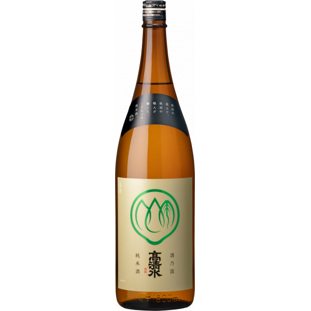 秋田酒類 高清水 酒乃国「純米酒」　1800ml