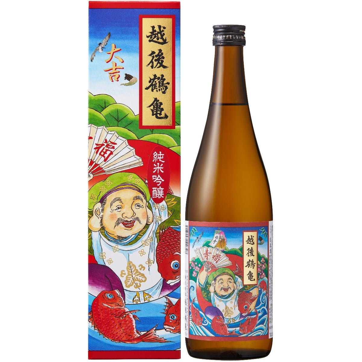 越後鶴亀 招福神 純米吟醸 720ml - ROJI日本橋 ONLINE STORE