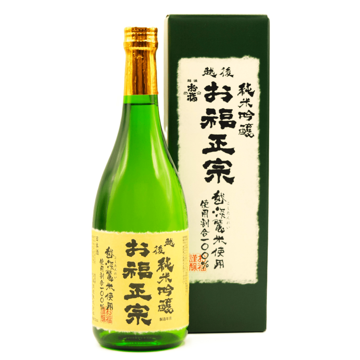 お福　お福正宗　純米吟醸　越淡麗米使用　720ml - ROJI日本橋 ONLINE STORE