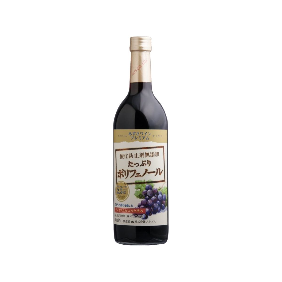 アルプス あずさワイン プレミアム 赤 720ml - ROJI日本橋 ONLINE STORE