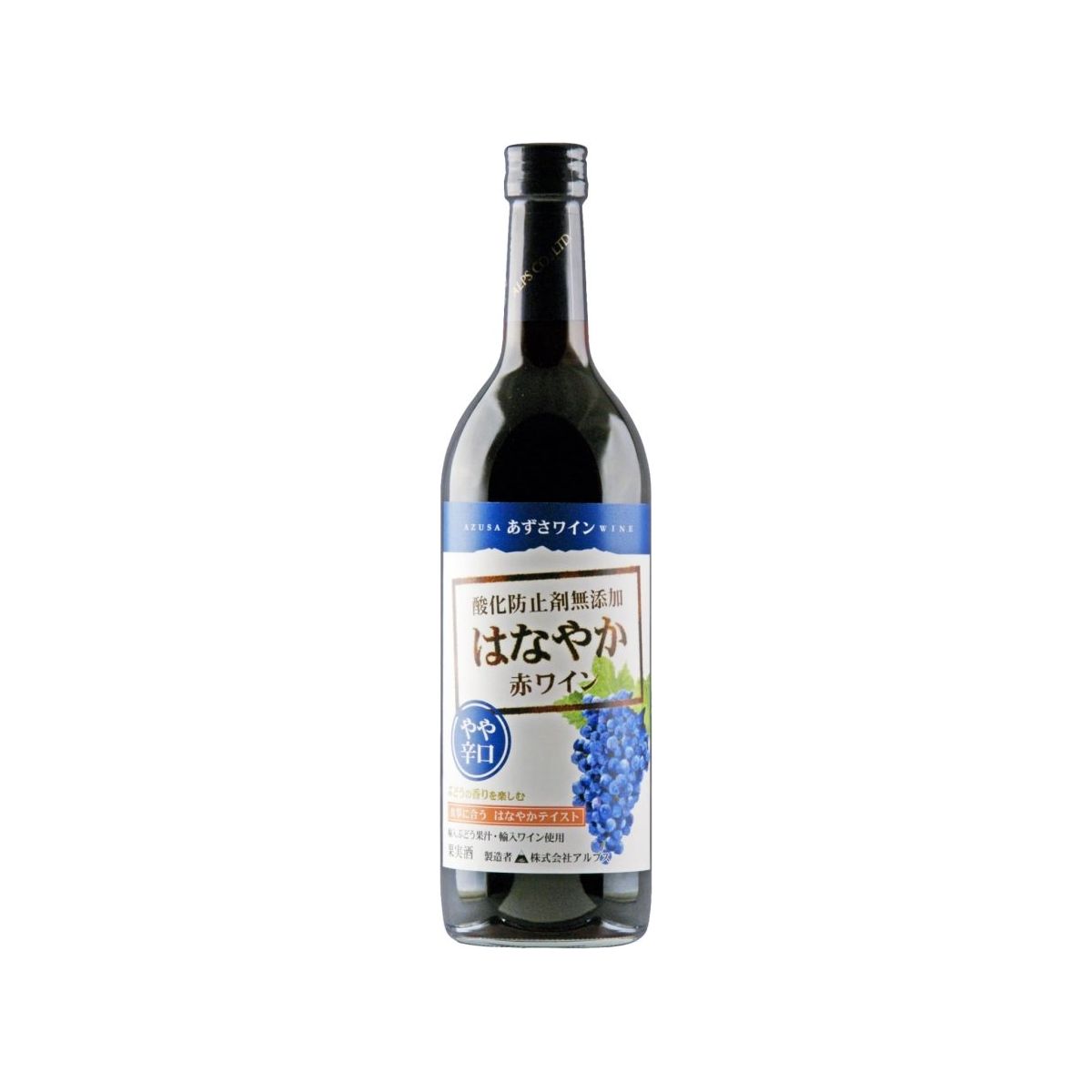 アルプス あずさ はなやか 赤 やや辛口 720ml - ROJI日本橋 ONLINE STORE