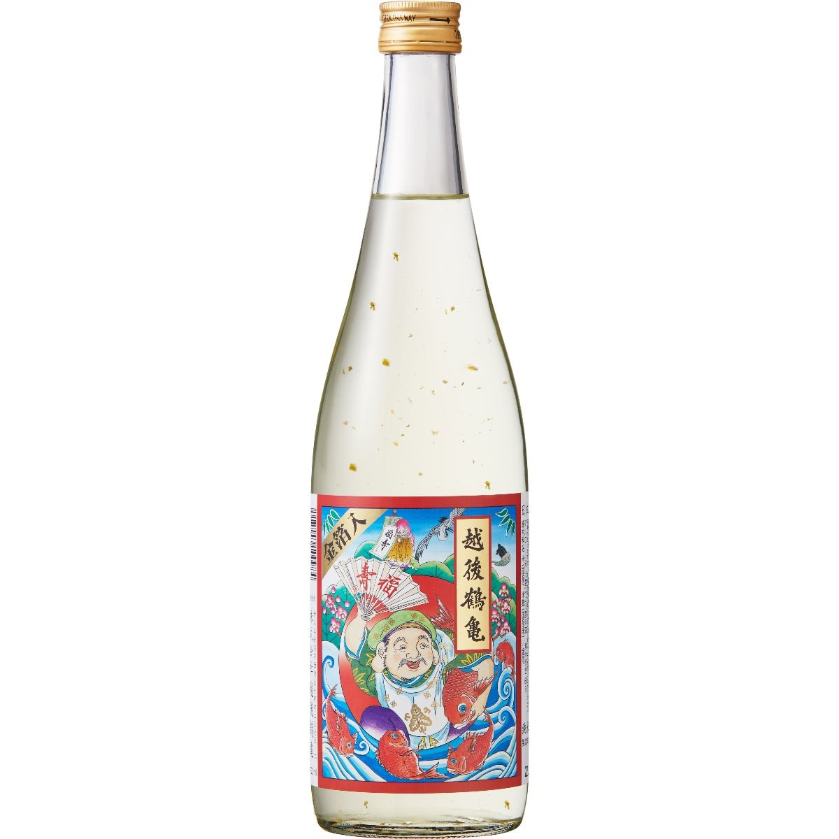 越後鶴亀 招福神 純米 金箔入 720ml - ROJI日本橋 ONLINE STORE