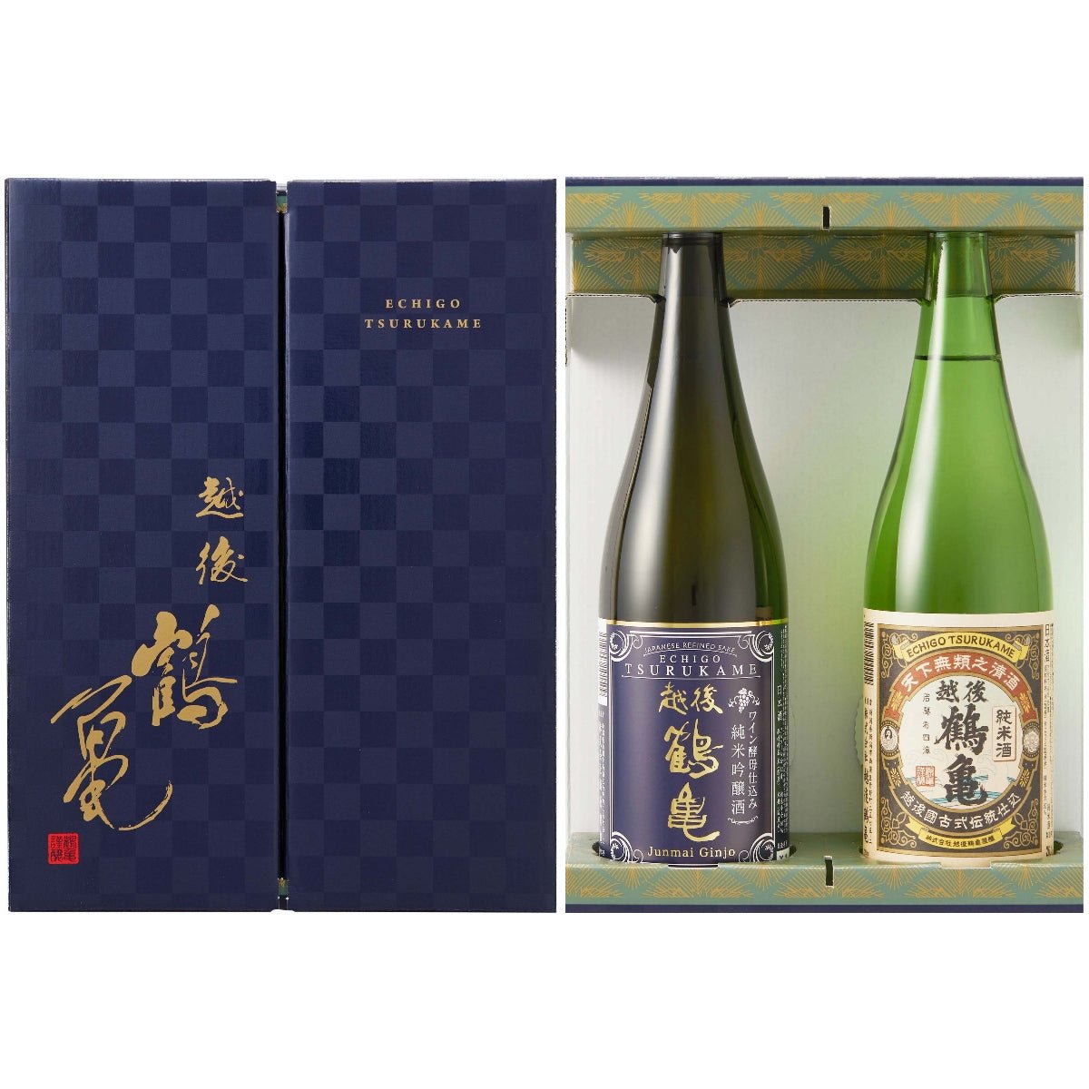 越後鶴亀 ハレの日 ギフトセット 720ml×2本 - ROJI日本橋 ONLINE STORE