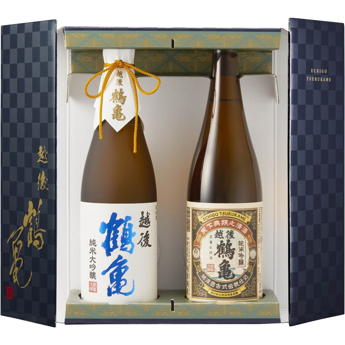 越後鶴亀 吟撰 ギフトセット 720ml×2本 - ROJI日本橋 ONLINE STORE